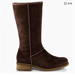 Women’s UGG Linford Suede Wool Mid Boots. Size 10. New without box. No tag
